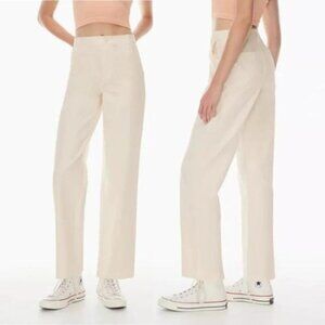 Sunday Best Jaden utility Pant Cream high waisted rise wide leg 30553